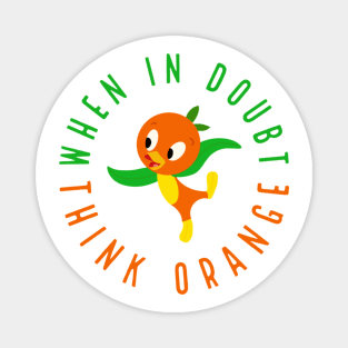 Orange bird Magnet